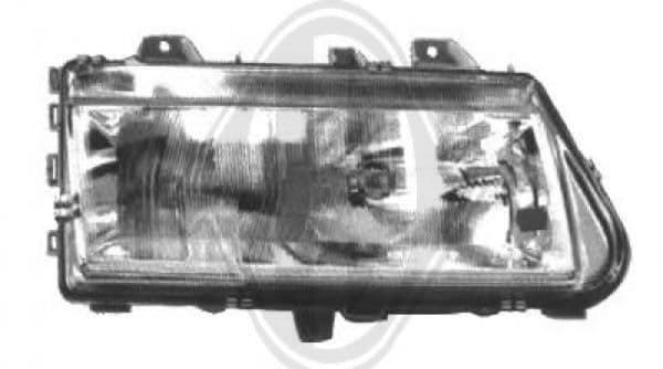 3491182 Diederichs Основна фара для Peugeot 806