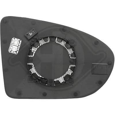 6045929 Diederichs Скло зовнішнього дзеркала для Nissan Qashqai