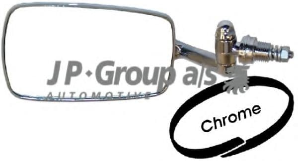 8189100586 JP Group Зовнішнє дзеркало для Volkswagen Kaefer