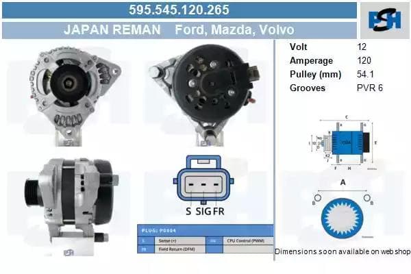 595545120265 CV PSH Генератор