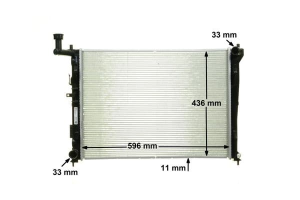 cr1118000p Mahle Радиатор охлаждения двигателя