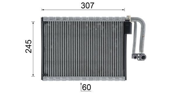 ae104000p Mahle Випарник кондиціонера