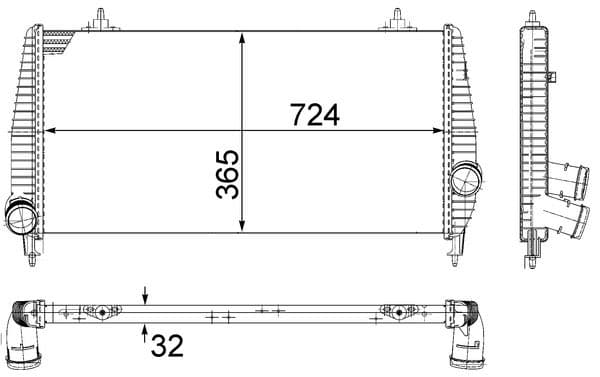 ci266000p Mahle Інтеркулер