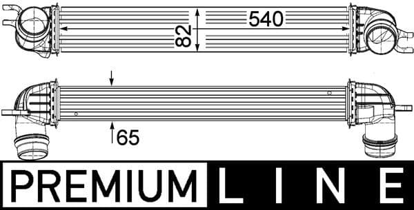 ci375000p Mahle Интеркулер