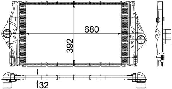 ci59000p Mahle Интеркулер