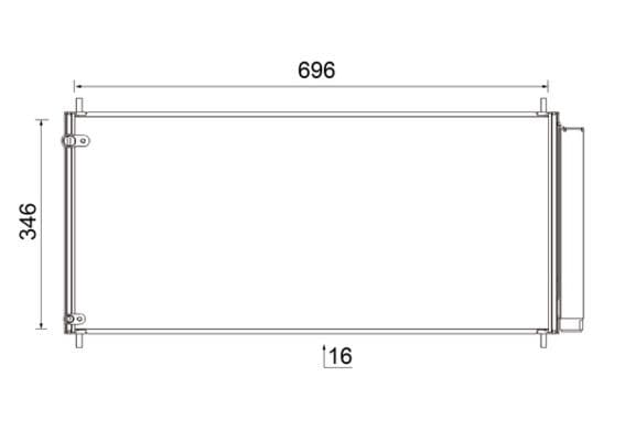 ac799000s Mahle Радиатор кондиционера