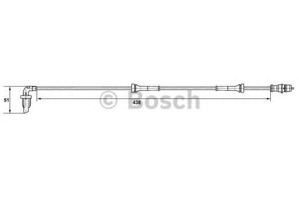 0 265 007 582 Bosch Датчик ABS