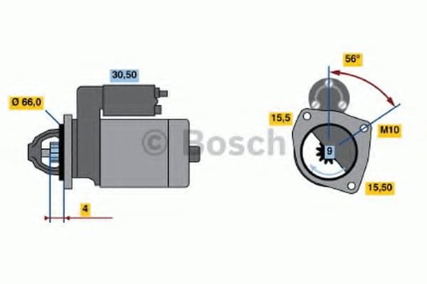 0 986 018 860 Bosch Стартер
