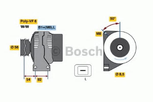0 986 042 840 Bosch Генератор
