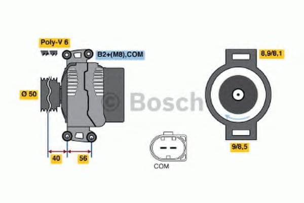 0 986 047 650 Bosch Генератор