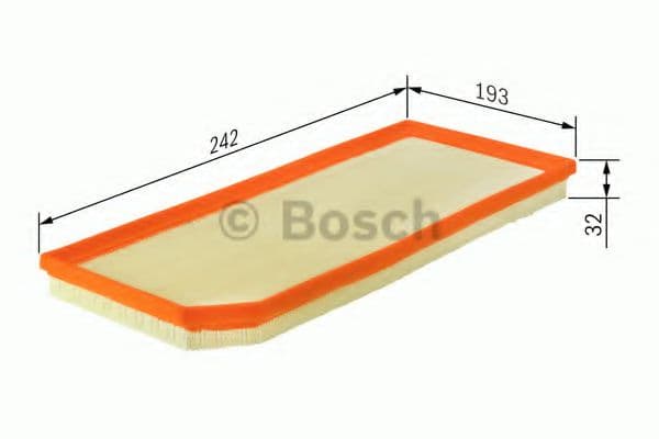 1 457 433 584 Bosch Повітряний фільтр для Hyundai Matrix