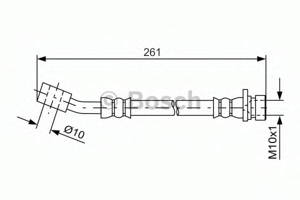 1 987 481 621 Bosch Гальмівний шланг