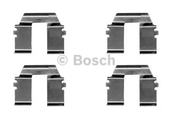1 987 474 629 Bosch Комплектующие дисковых тормозных колодок
