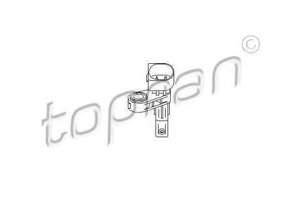 110 604 Topran Датчик ABS