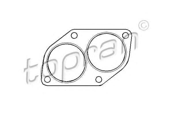 201 740 Topran Прокладка приймальної труби