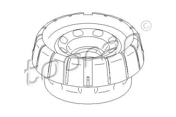 207 501 Topran Опора амортизатора