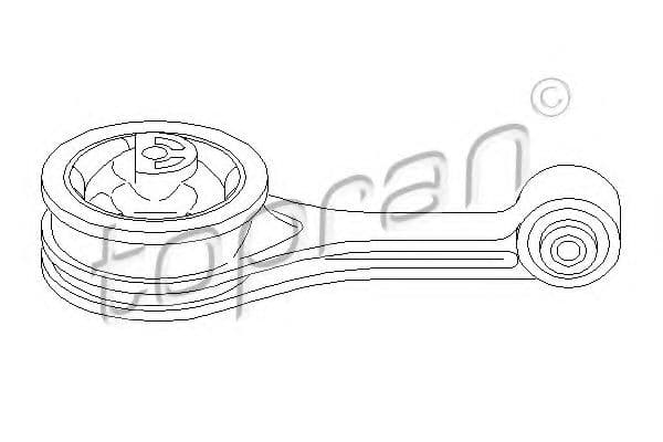 302 388 Topran Подушка двигуна