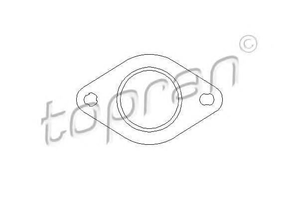 302 241 Topran Прокладка приемной трубы