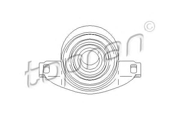 401 305 Topran Проміжний підшипник карданного вала