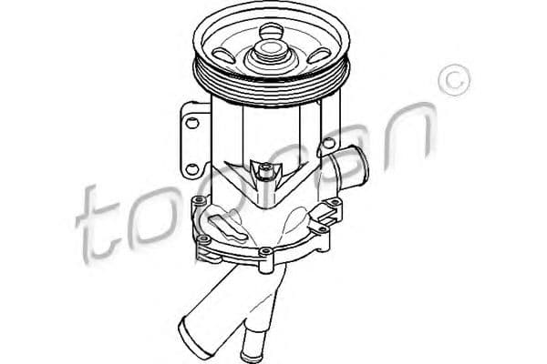 501 074 Topran Помпа для MINI Cooper