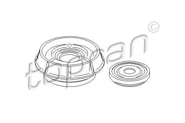 700 350 Topran Опора амортизатора
