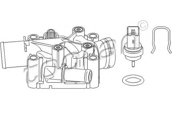 722 327 Topran Корпус термостата