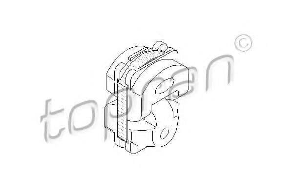 721 948 Topran Кронштейн кріплення вихлопної магістралі