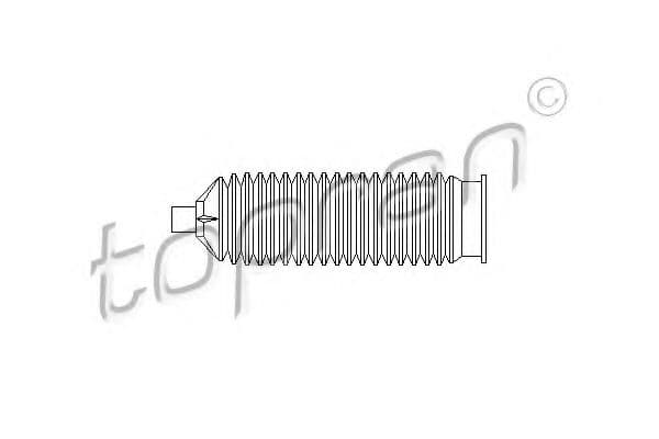 304 051 Topran Пыльник рулевой рейки