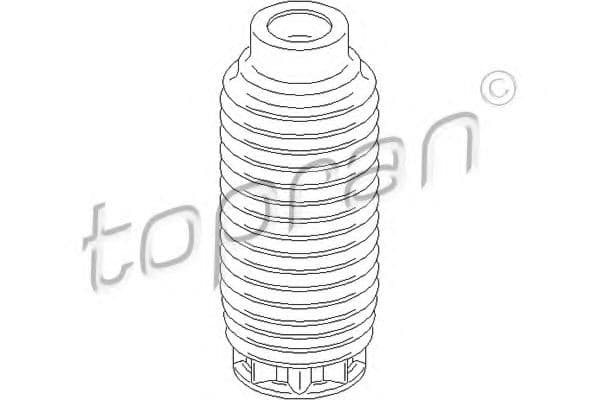 722 788 Topran Пильник амортизатора