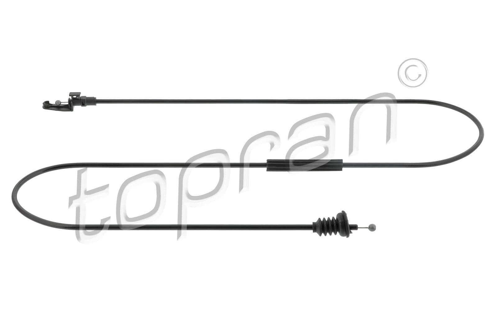 120843 Topran Тросик замка капота для Volkswagen Transporter
