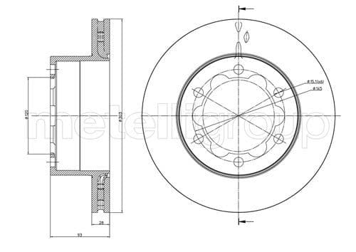 800-880 Cifam Гальмівний диск