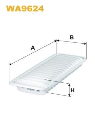 WA9624 WIX Filters Повітряний фільтр
