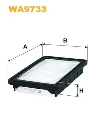 WA9733 WIX Filters Воздушный фильтр