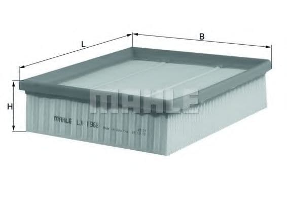 LX 1968 Mahle Повітряний фільтр