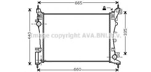 FTA2318 Prasco Радиатор охлаждения двигателя