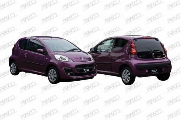PG2042001 Prasco Решітка радіатора для Peugeot 107