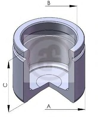 D025209 Autofren Seinsa Поршень тормозного суппорта