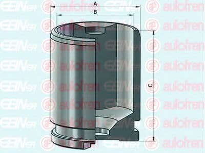 D025536 Autofren Seinsa Поршень тормозного суппорта