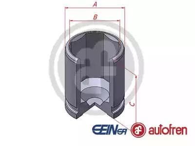 d025614 Autofren Seinsa Поршень гальмівного супорта для Honda S2000