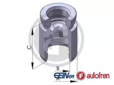 D025652 Autofren Seinsa Поршень тормозного суппорта для Mazda MX-5