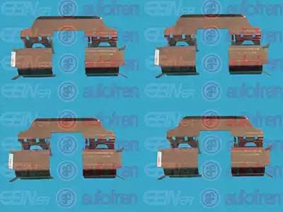 D42400A Autofren Seinsa Компоненти дискових гальмівних колодок для Renault Kangoo