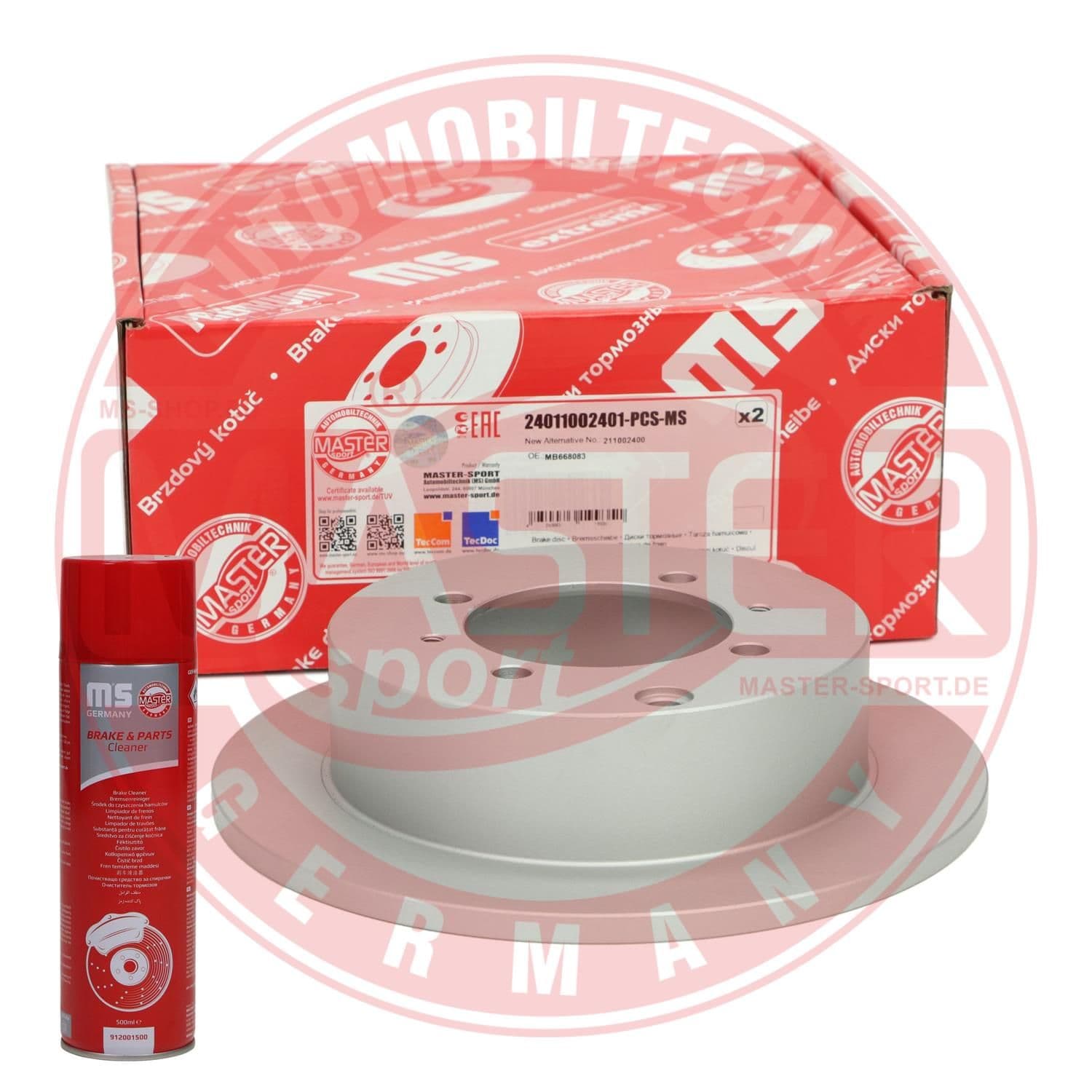 24011002401pcsmsp Master-Sport Гальмівний диск