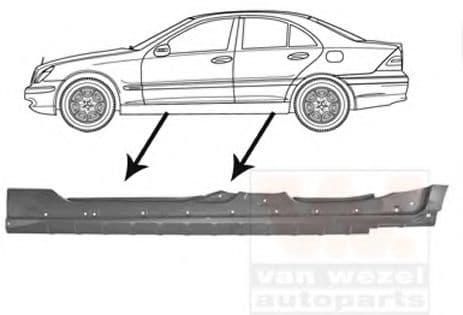 3032103 Van Wezel Поріг для Mercedes C-Class