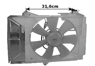 5430746 Van Wezel Вентилятор системи охолодження двигуна для Toyota Yaris