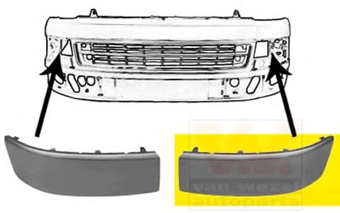 5790585 Van Wezel Облицовка бампера