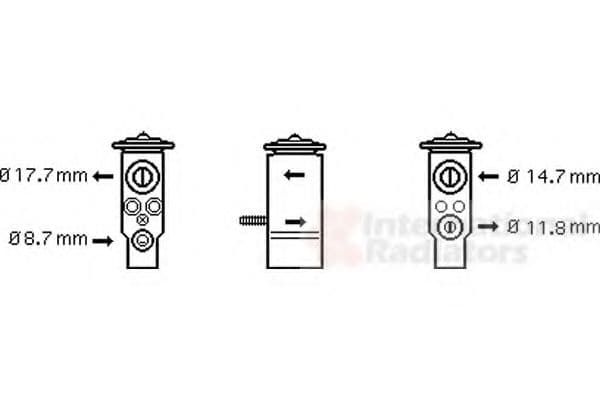 30001111 Van Wezel Розширювальний клапан кондиціонера