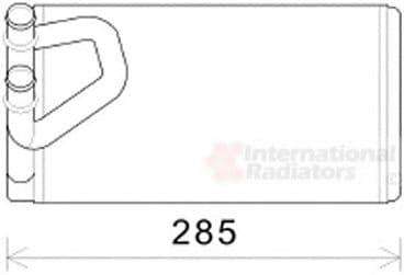 13006373 Van Wezel Радіатор пічки