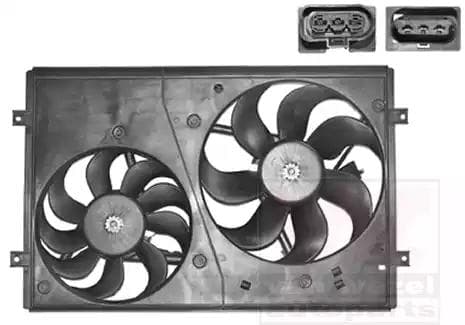 5827748 Van Wezel Вентилятор системы охлаждения двигателя
