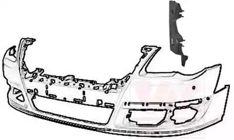 5839561 Van Wezel Кронштейн бампера для Volkswagen Passat