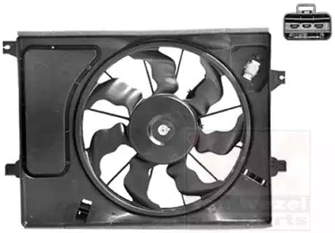 8332746 Van Wezel Вентилятор системы охлаждения двигателя для Kia Soul